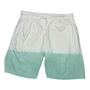 Sovereign Code Shorts Mens Large Green Ivory Sweat Shorts - Picture 1 of 6