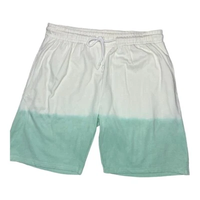 Sovereign Code Shorts Mens Large Green Ivory Sweat Shorts - Image 1 of 4