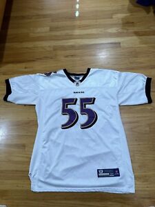 NFL Baltimore Ravens Terrell Suggs 55 Reebok Purple Stitched Jersey Men 52