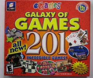 Video Game PC Galaxy of Games 201 Incredible Games NEW SEALED Jewel - Picture 1 of 2