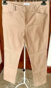CALVIN KLEIN WOMENS TROUSERS. FAUX LEATHER SNAKE EFFECT …SIZE 8. …28/30” WAIST. - Picture 1 of 7