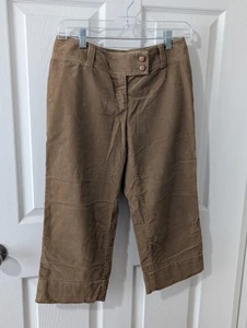 Ann Taylor Lindsay Corduroy Capri Women's Size 2 Beige Color  - Picture 1 of 8