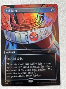 MTG Sol Ring 1993 Rare Foil Secret Lair Marvel's Spider-Man: Heroic Deeds - Bild 1 von 2