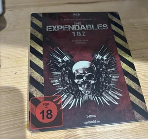 The Expendables 1 & 2 - Blu-Ray Steelbook New & Sealed, euro version german - Picture 1 of 2