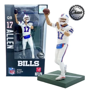 Josh Allen (Buffalo Bills) CHASE Imports Dragon NFL 6" Figura Serie 3 - Imagen 1 de 1