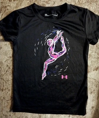 Under Armour girls size 6 Gymnastics T Shirt top - Image 1 of 2