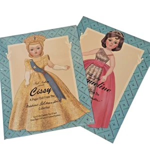 Peck Aubry Madam Alexander Paper Doll Books Lot Of 2 - Cissy and Jacqueline New - Picture 1 of 14