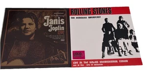 Rolling stones / Janis Joplin - Live Vinyl Records Lot New - Picture 1 of 5