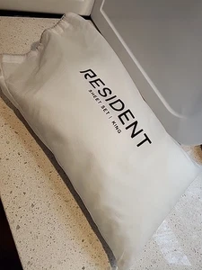 Resident King Size Sheet Set, White Cotton, Includes Flat, Fitted, 2 Cases, New - Picture 1 of 6