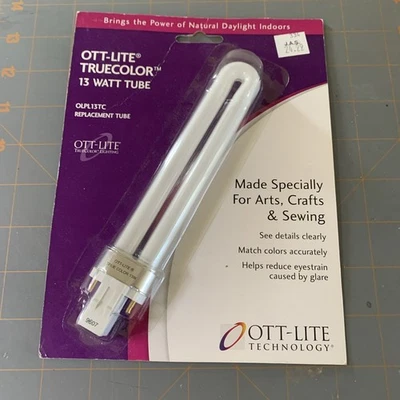 OTT-LITE® 13W TrueColor™ Replacement Tube Bulb OLPL13TC – Natural Daylight Glow! - Image 1 of 4
