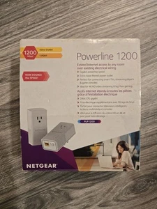 NETGEAR PowerLINE LAN Extender & Extra Outlet PLP1200 PLP1200-100PAS 1200 Mbps - Bild 1 von 4