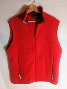Vintage Patagonia Synchilla Full Zip Weste Rot Large Made In Canada - Bild 1 von 5
