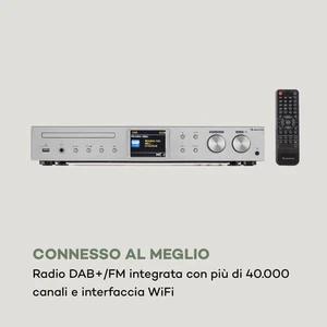 AUNA iTuner CD Radio internet RDS lettore HiFi mp3 wifi bluetooth streamer NUOVO - Imagen 1 de 7