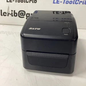 Sato WS408DT-STD Direct Thermal Label Printer - No AC Adapter O-430 - Picture 1 of 4