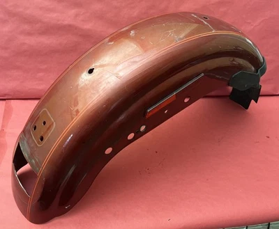 1999-2003 Harley Davidson Sportster 883 & 1200 Red Rear Wheel Cover Fender - Image 1 of 4