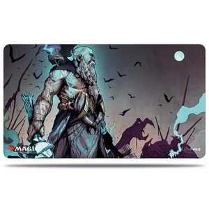 🃏Ultra Pro Alrund God of the Cosmos Kaldheim Playmat Magic the Gathering Viking - Picture 1 of 1