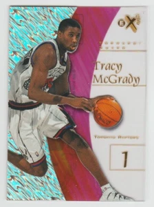 Tarjeta de novato Tracy McGRADY 1997-98 SkyBox EX2001 #79 SP RC ver escaneos ACETATO - Imagen 1 de 2