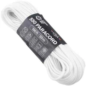 ATWOOD 550 PARACORD - 7 STRAND - WHITE- 100 FEET RG1010H - Picture 1 of 2
