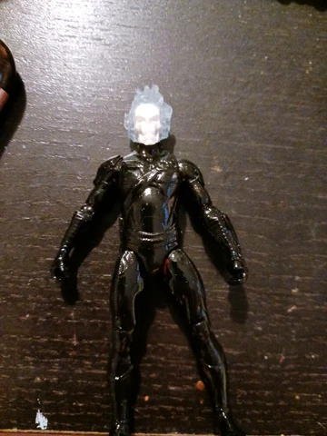 Dc Direct Blackest Night Series 4 Black Lantern Firestorm Figure custom 3.75" Cover