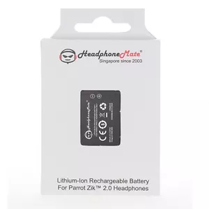 HeadphoneMate Rechargeable Battery for Parrot Zik 2.0, Parrot Zik 3 Headphones - Picture 1 of 2