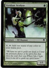 Viridian Acolyte *FOIL Common* Magic MtG x1 Darksteel