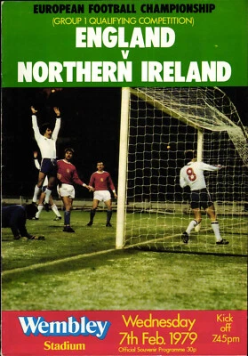 07.02.1979 England - Nordirland / Northern Ireland, EM-Qualifikation - Wembley - Bild 1 von 4