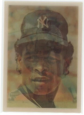 Rickey Henderson - 1986 Sportflics 3-D Decade Greats #69 -Yankees, Athletics HOF - Image 1 of 2