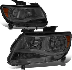 FOR 15-20 CHEVY COLORADO OE STYLE SMOKE LENS AMBER CORNER HEADLIGHT LAMPS - Bild 1 von 5