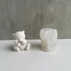 Silicone Epoxy Resin Mold Little Bear Little Bear Silicone Mold  Candle