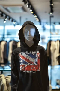 SUDADERA CON CAPUCHA THE STONE ROSES - CASCADA - NEGRA - UNISEX S A 5XL - BRITPOP - REGALO - Imagen 1 de 6