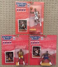 NBA 1997 Starting Lineup LOT Grant Hill, Nick Van Exel, Allan Houston Sealed/MOC