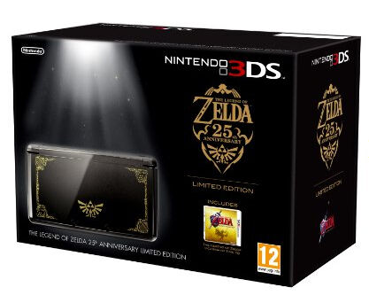 Nintendo 3DS Legend of Zelda: Ocarina of Time Limited Edition Bundle Black  Handheld System for sale online