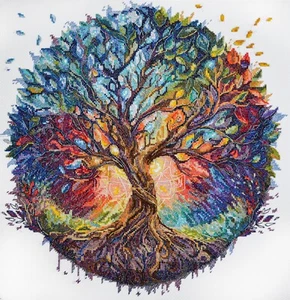 DIY Cross-stitch Embroidery Kit Center of Universe Tree stitching needlepoint - Picture 1 of 14