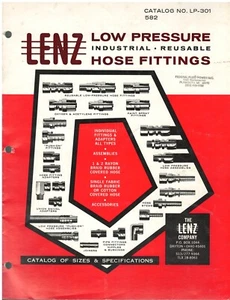 LENZ LP-301-582 LOW PRESSURE HOSE FITTINGS 1982 - Picture 1 of 1