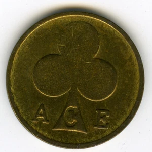 ☆ ☆ UNITED KINGDOM TOKEN ☆ ACE CAFE LOGO • BIKES CARS ROCK'N ROLL ☆ 20mm ☆C6965 - Bild 1 von 2