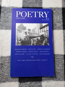 POETRY Magazine (March 2005 Vol 185 Number 6) Literature Poetry Magazine - Picture 1 of 2
