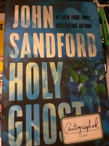 HOLY GHOST by John Sandford Autographed SIGNED 1st Edition HC/DJ #1 Best Seller - Imagen 1 de 3