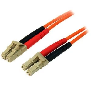 Pack of 2: 20 Meter LC / LC Multimode Duplex 50/125 LC LC Fiber Optic Cable - Picture 1 of 2
