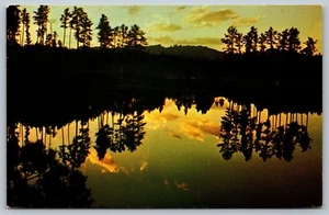 1963 Stockade Lake Black Hills South Dakota Reflexion Postkarte L8 - Bild 1 von 2