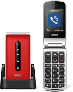 - VANTO Cellulare Con Base Ricaricabile - Telefono per Anziani Con Caratteri Gra - Foto 1 di 12