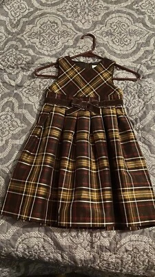 CRAZY 8 girl plaid dress (Holiday Pictures line) size 4 - Image 1 of 4