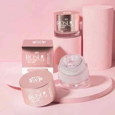 2X SWP Rose Gold White Radiance Firming Overnight Mask Brightening Skin 15g. - Image 1 of 4
