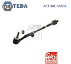 27718 TIE ROD AXLE JOINT ROD ASSEMBLY FRONT FEBI BILSTEIN NEW OE REPLACEMENT