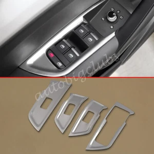Para Audi Q5 SQ5 2018-2020 Acero Inoxidable Interruptor Ventana Cubierta Tapicería Accesorios - Imagen 1 de 6