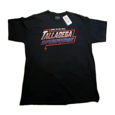 NWT Nascar Fanatics Talladega Super Speedway April 27-29 2018 Black T Shirt  XL - Image 1 of 4