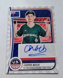 Cooper Busch USA Baseball Stars And Stripes 2025 Auto 20/63 - Picture 1 of 4