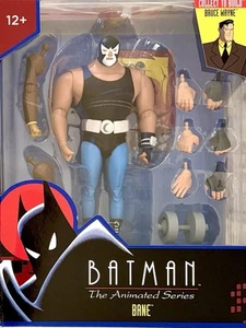 McFarlane Toys Batman The Animated Series BANE + Bruce Wayne BAF parts NEW - Picture 1 of 5