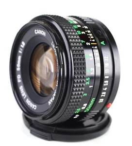 Canon FD 50mm F1.8 Manual Focus Prime Lens FD Mount Front Lens Cap - Picture 1 of 14