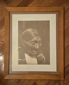 1927/72 Vtg EDWARD CURTIS N. American Indian Old Cheyenne Photo Engraving Framed - Picture 1 of 10