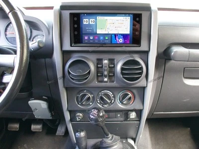 For 2007-2010 Jeep Wrangler JK In Dash Radio Rotated Stereo CarPlay Android 15 - Imagem 1 de 4